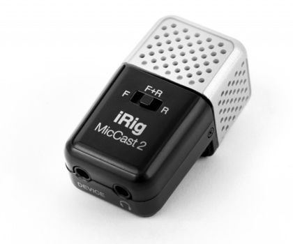 Mikrofon IK Multimedia iRig Mic Cast 2 - Mikrofon pojemn. iOS/Android